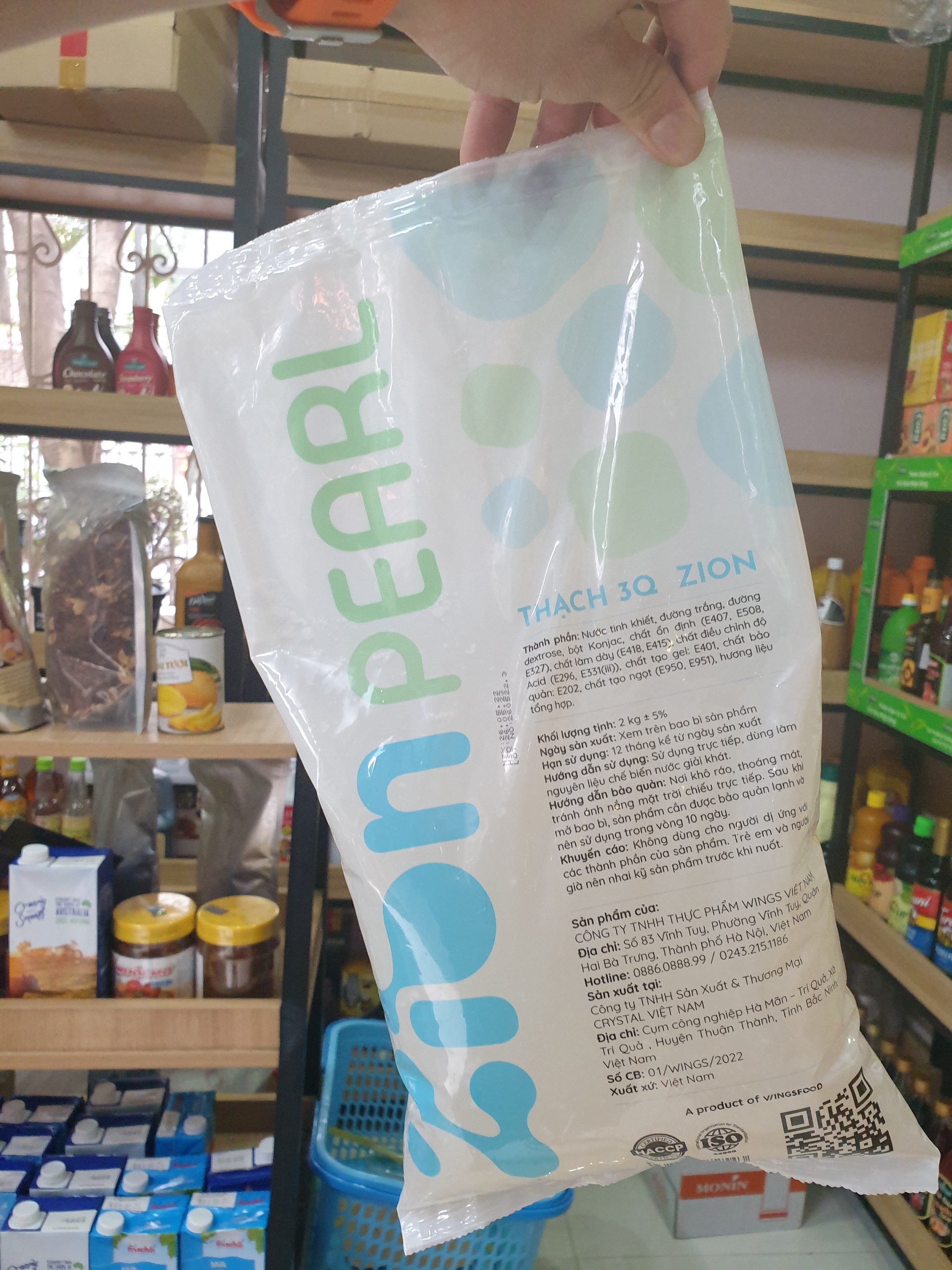 Trân châu trắng/ thạch 3q zion/wings việt nam gói 2kg