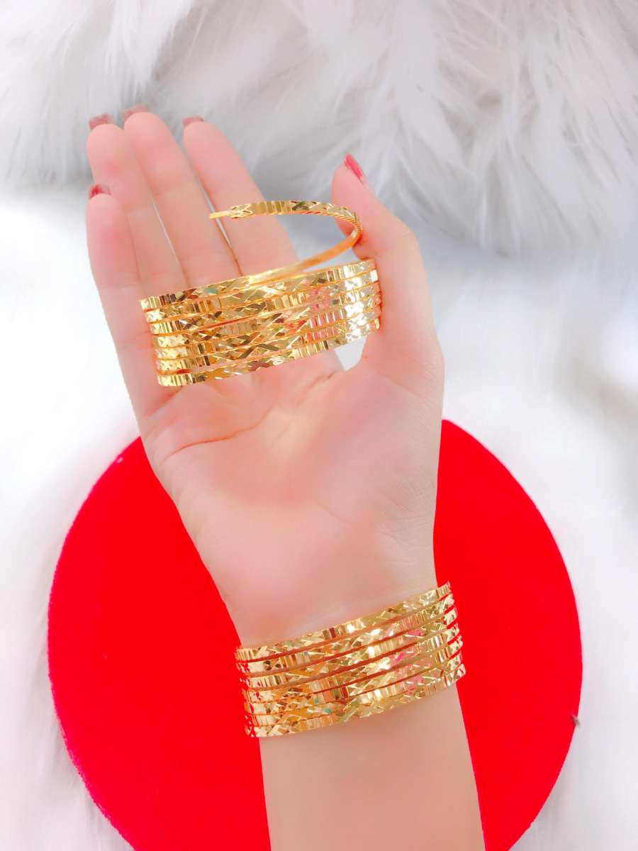 Bộ Ximen 7 Chiếc Đẹp  - 075Rxm270912 - ximen vang trang, ximen vang tay, ximen vang y, ximen vang 24, vong ximen vang 9999, vong ximen vang 18k kieu moi, ximen vàng 10k, ximen vàng ý