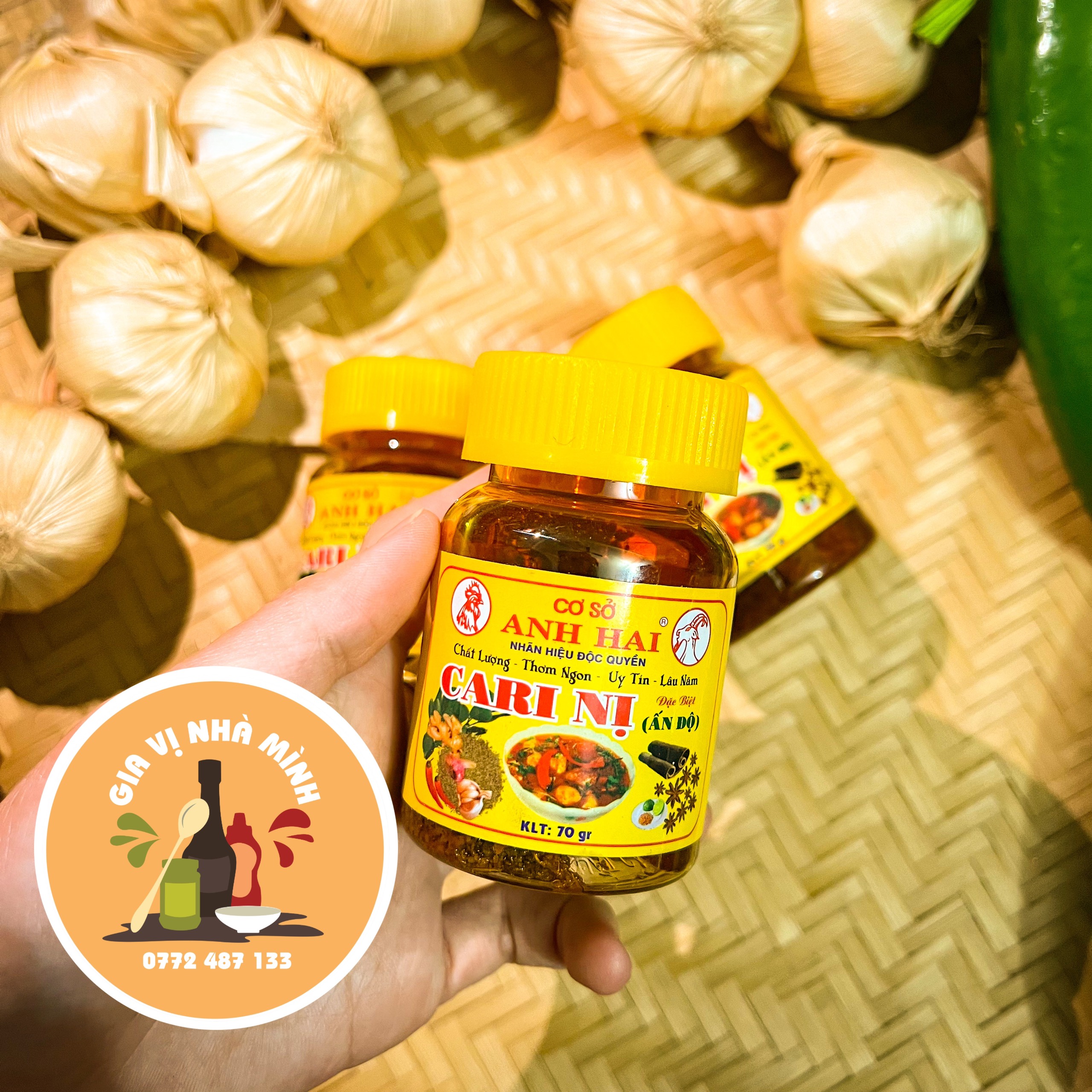 SỐT CÀ RI NỊ HIỆU ANH HAI - HỦ 70GR