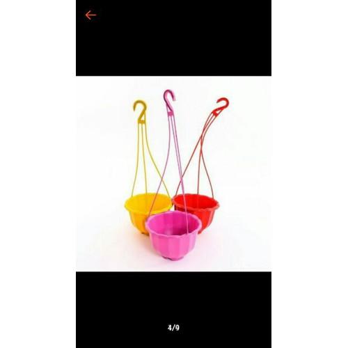 [HCM]Combo 10 chậu treo bí 20cm*15cm