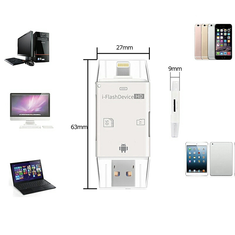 I-Flash Multi-Function Memory Card Reader