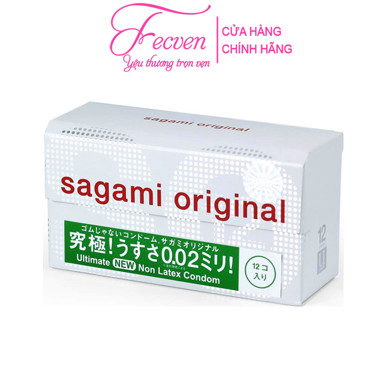 Bao cao su Sagami Original Siêu Mỏng 0,02 mm Nhật Bản | Condom Sagami Original ultra thin 0,02mm Japan FECVEN nhập khẩu
