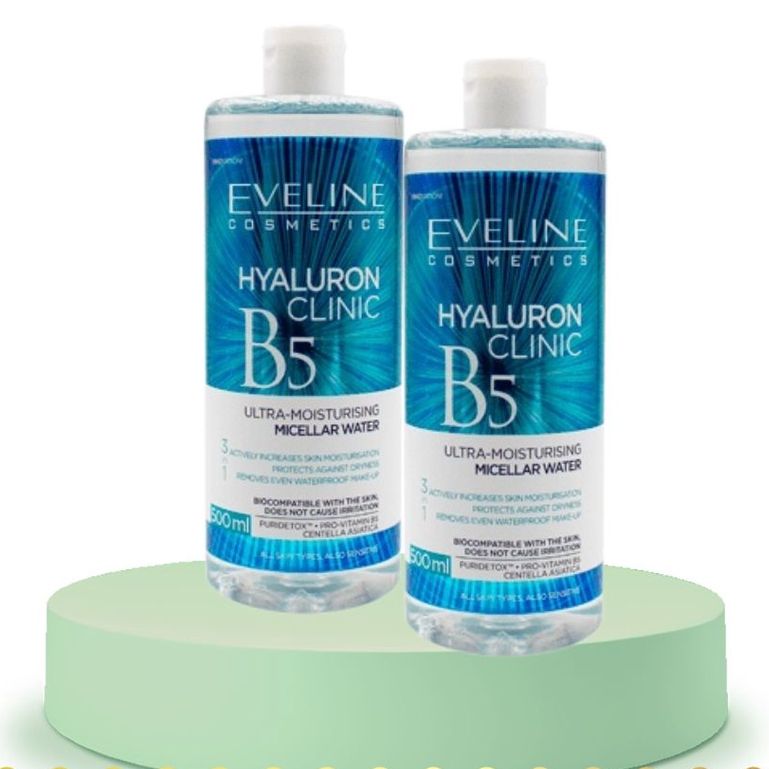 Nước Tẩy Trang Eveline Hyaluron Clinic B5 500ml