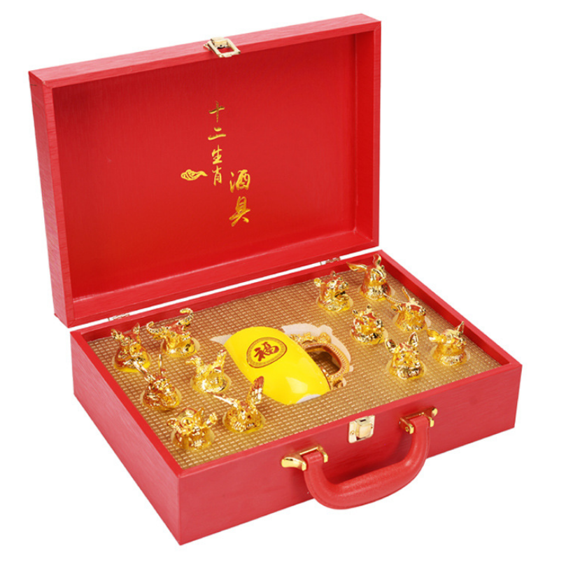 Bộ Ly hình 12 con giáp hàng cao cấp sang trọng