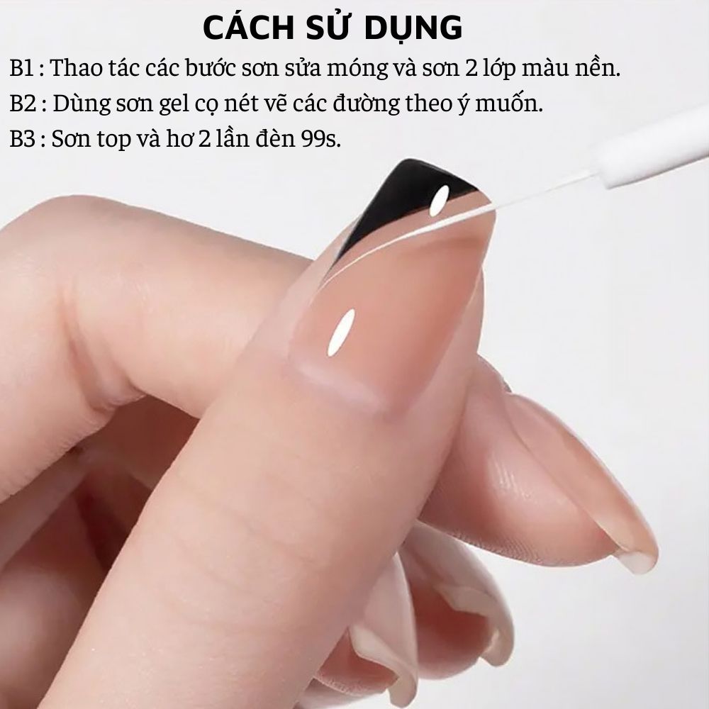 Sơn gel cọ nét 12ml