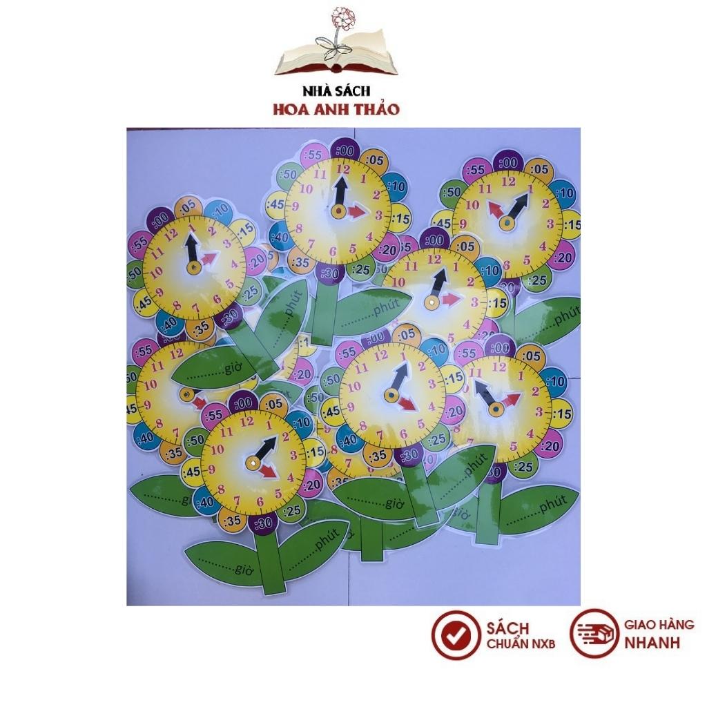 Đồng hồ hoa lá (Đồ Dùng Dạy Học)
