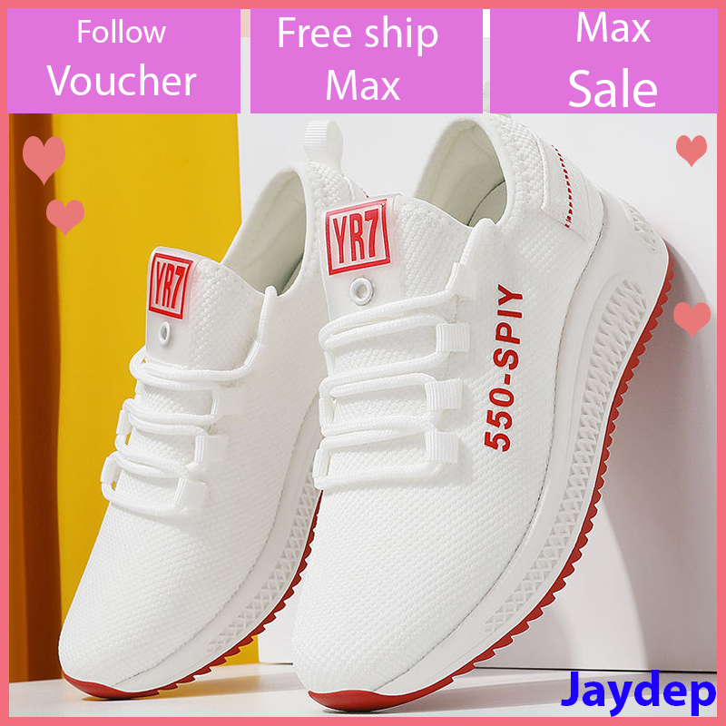 Giầy thể thao nữ giày sneaker nữ buộc dây V202