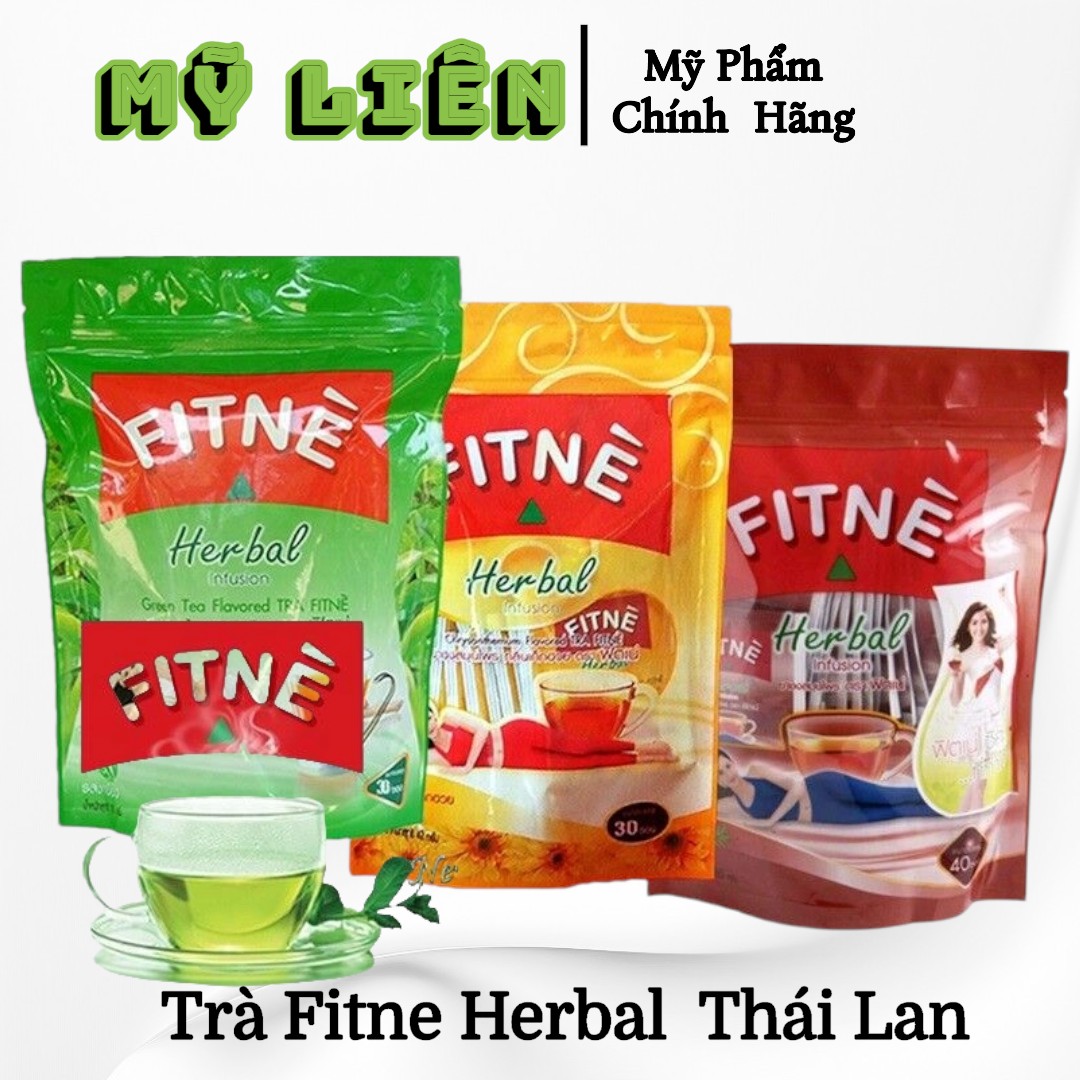 MẪU MỚI - Trà FITNE Herbal Thái Lan-Trà Túi Lọc (30-40 gói)