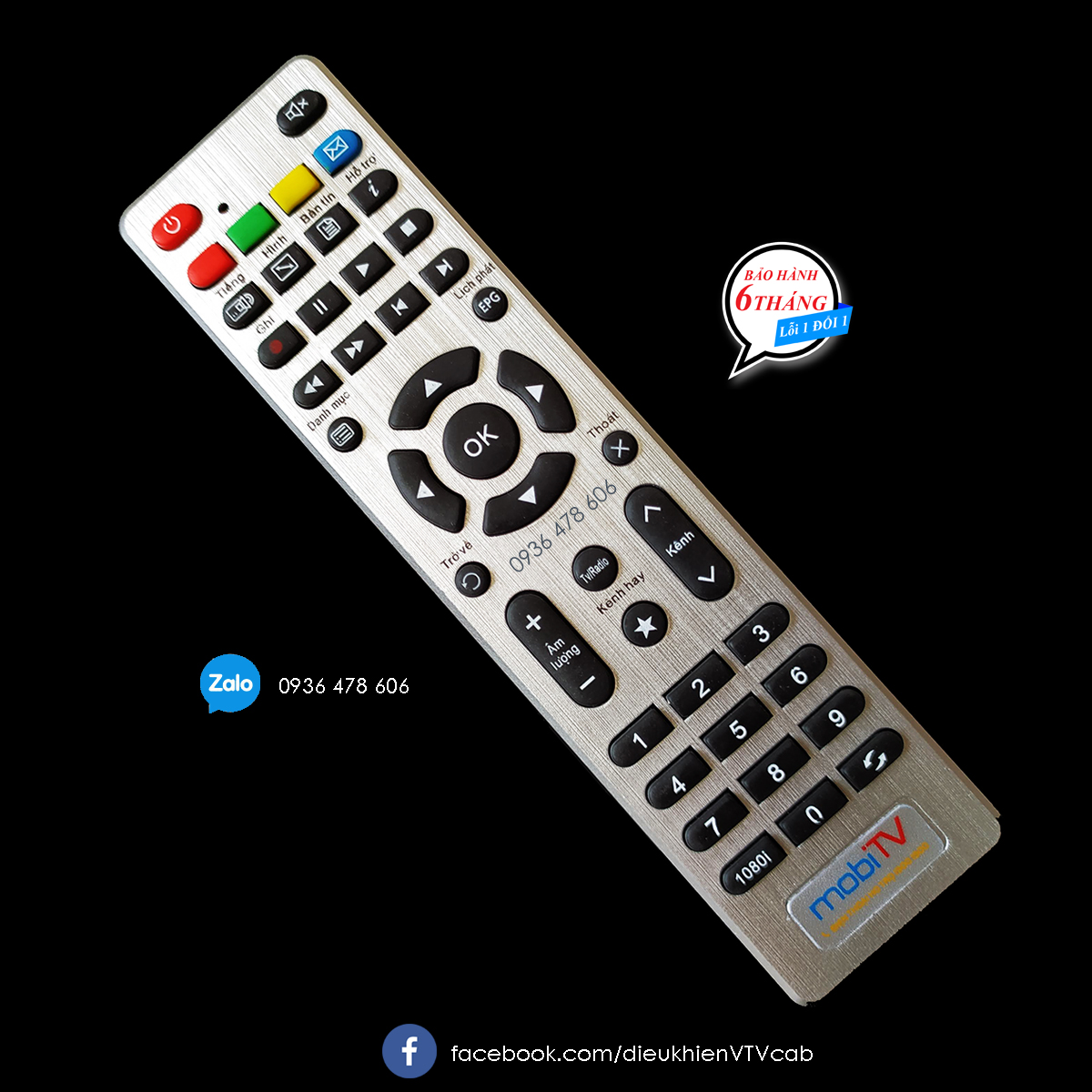 Remote đầu thu MobiTV chính hãng