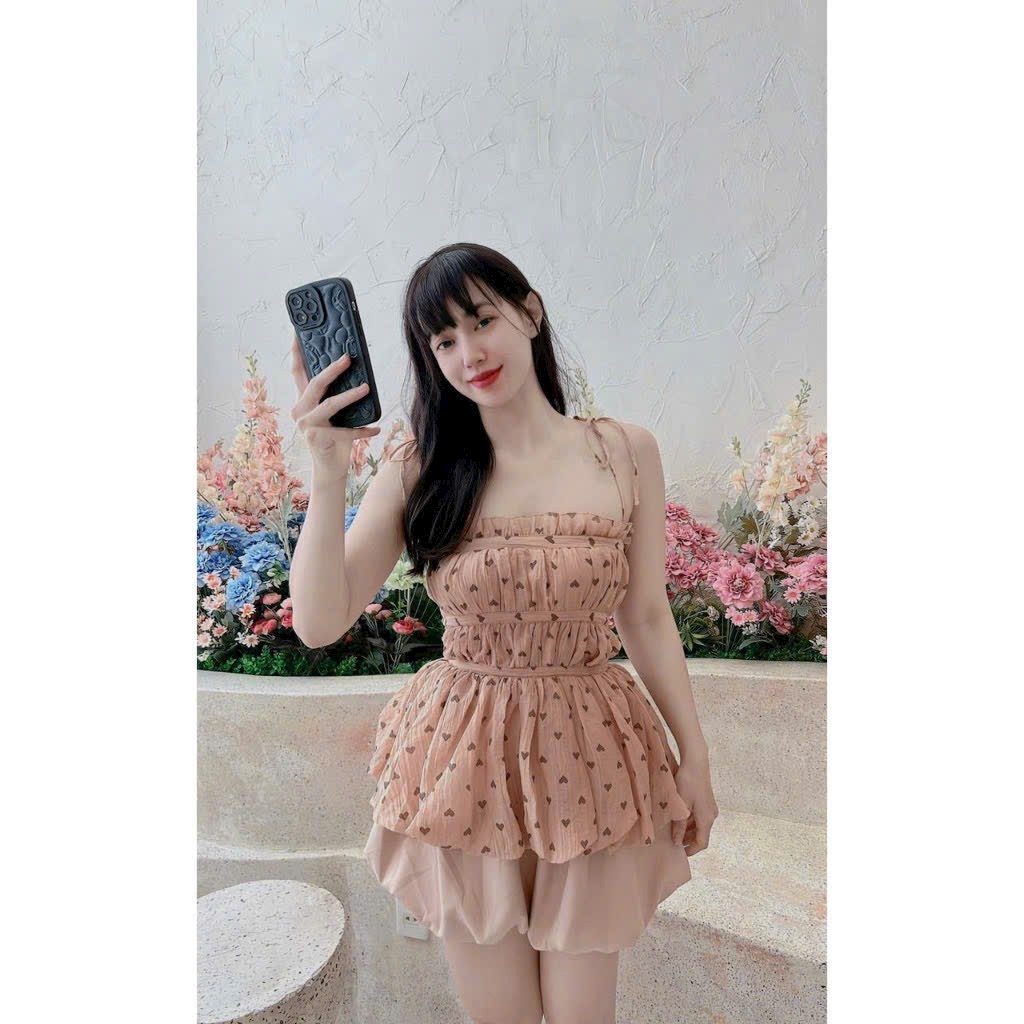 Sét Đùi Áo Cổ Vuông + quần