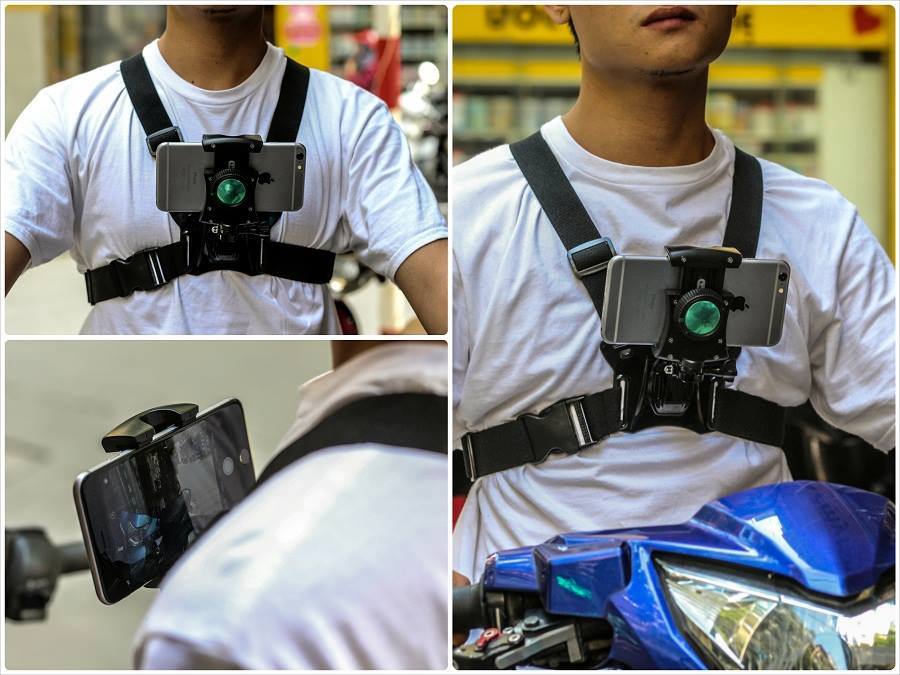 [HCM]✔️ Dây Đeo Ngực Cho Điện Thoại Quay Phim Độc Đáo