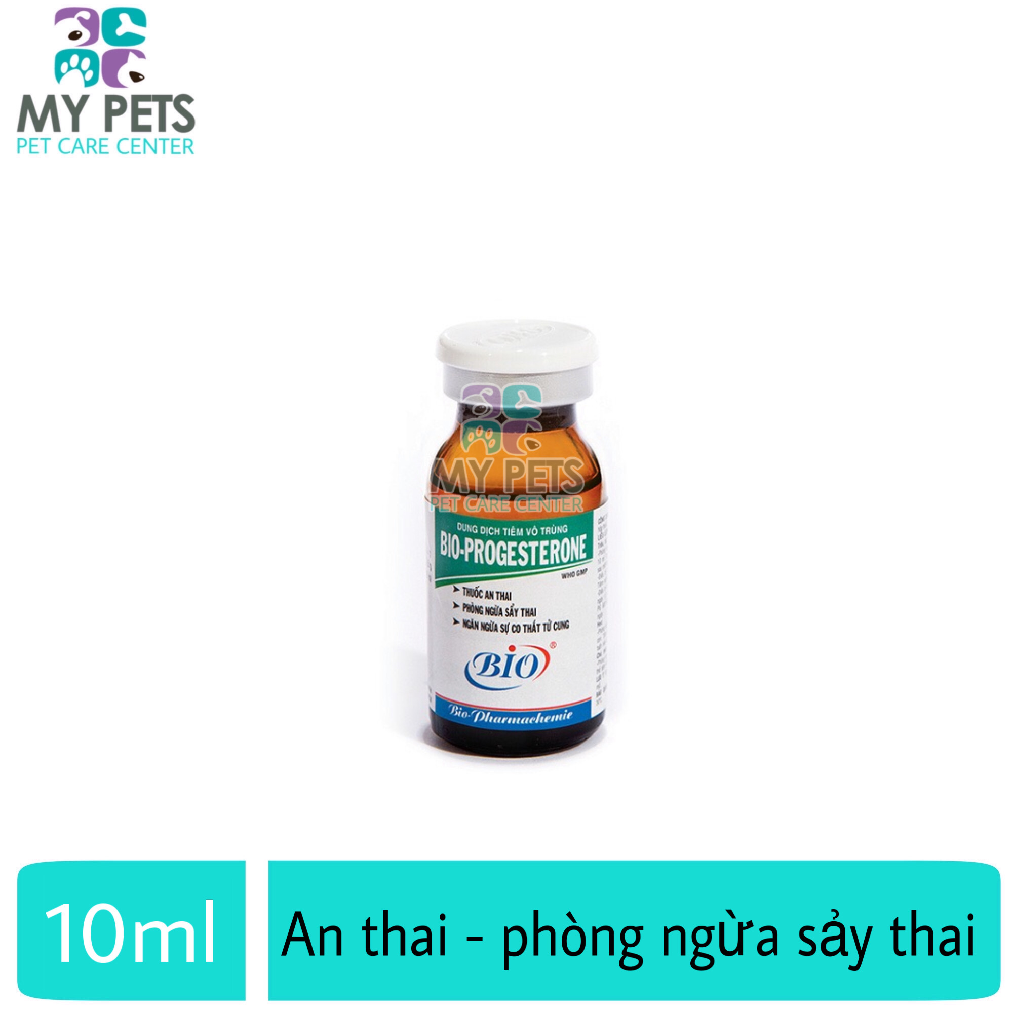 Thuốc tiêm an thai, phòng ngừa sảy thai cho chó mèo -  Bio Progesterone 10ml