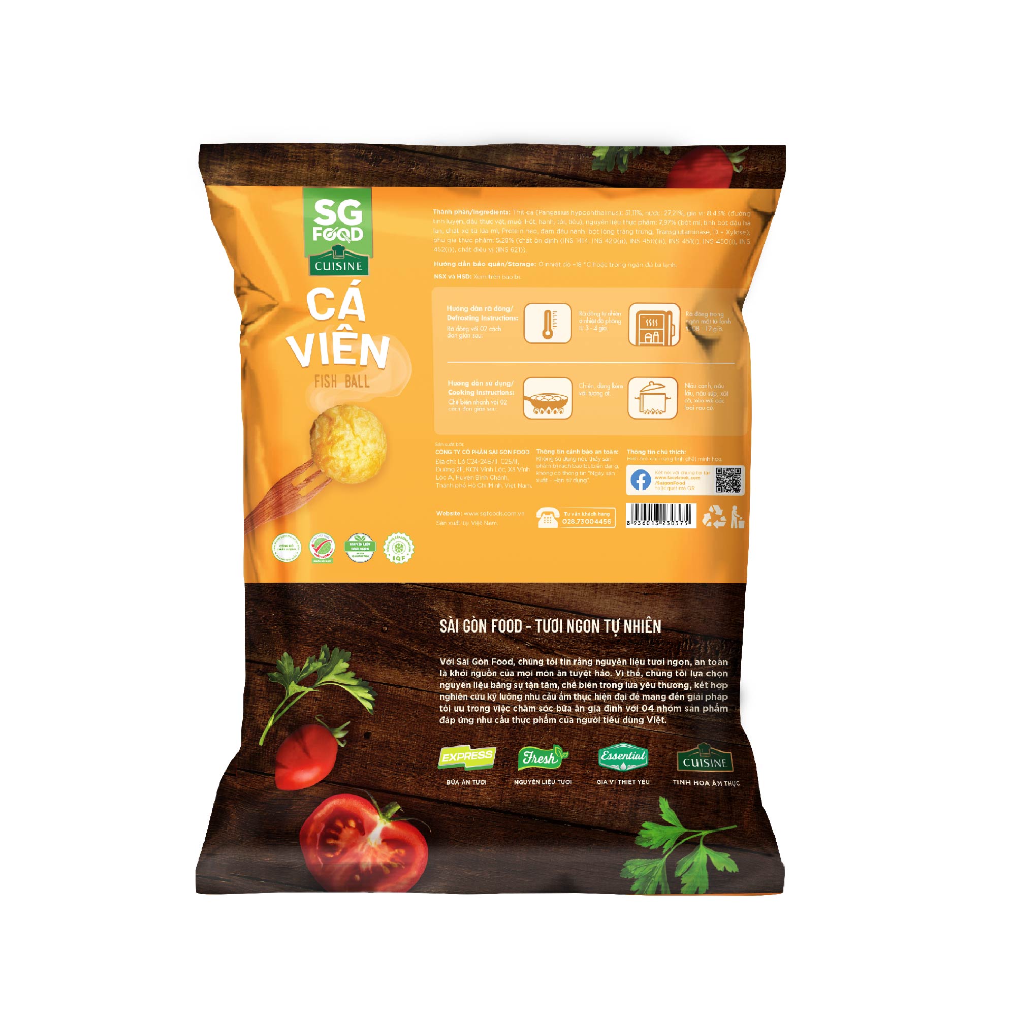 Cá Viên SG Food 450G