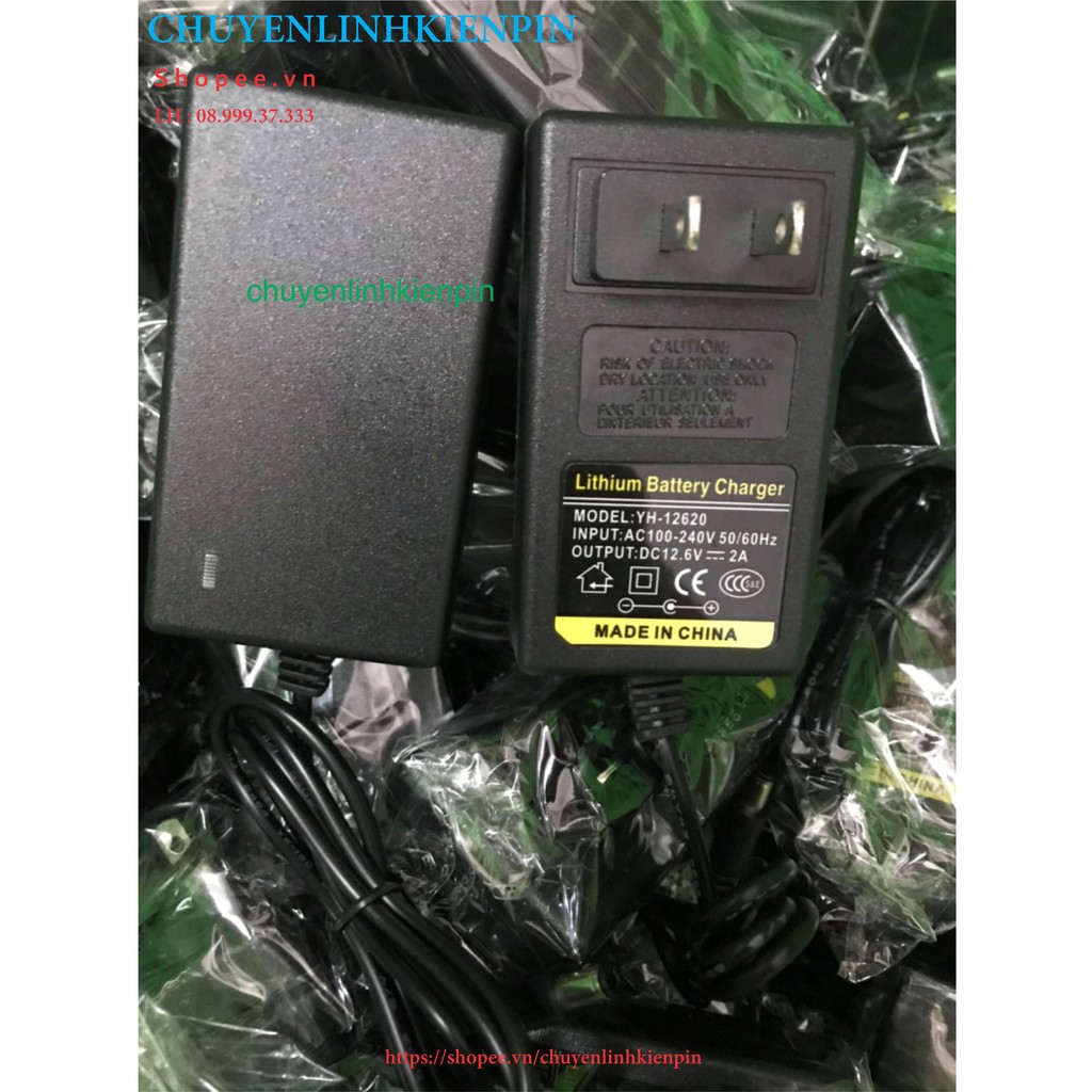 Sạc Lion 3S 12.6V 2A tv ( có đèn báo đầy ) ( Bl64 46 )