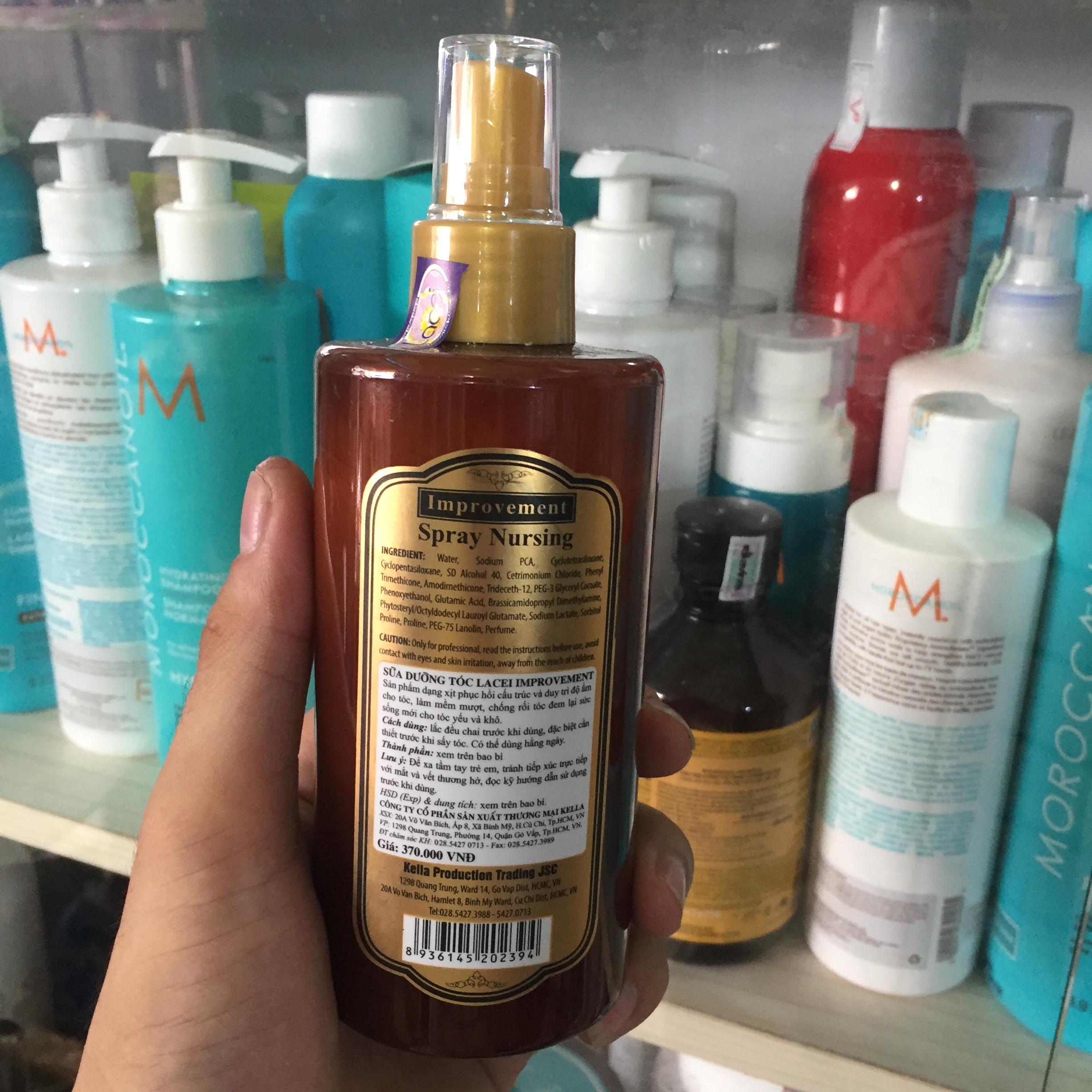[HCM]Sữa Xịt Dưỡng Tóc Lacei Improvement Spray Nursing 250ml