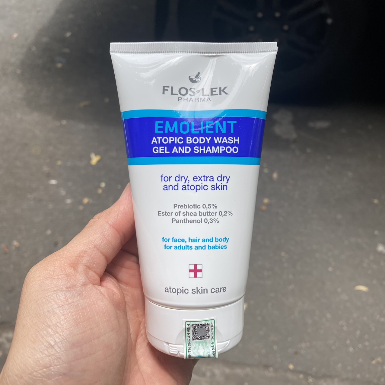 Floslek Atopic Shower Body Wash Shapoo 150ml