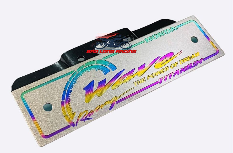 Bảng tên TiTanium Khò gắn Wave + 2 ốc Proti