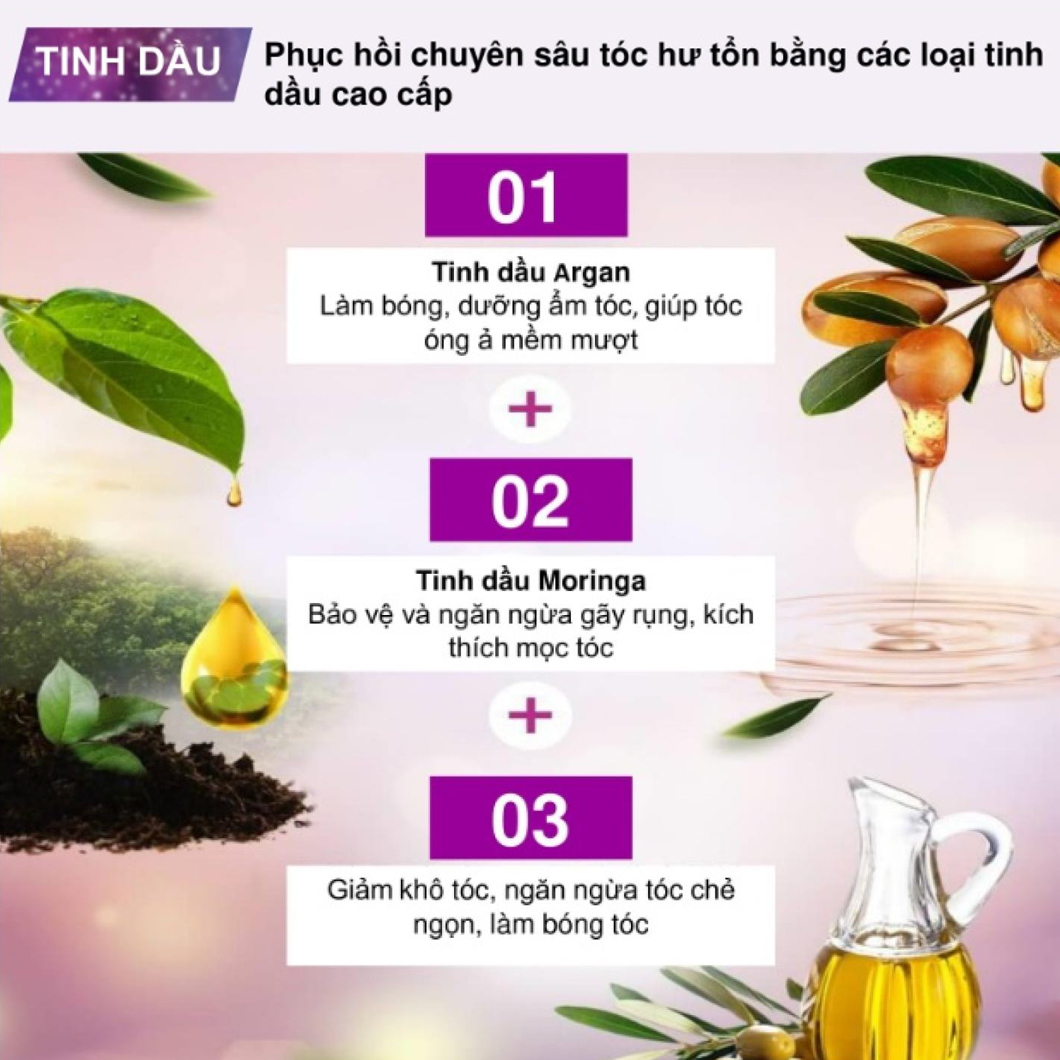 Dầu gội Elastine Silk Repair (hồng) (hongthamshopcom)