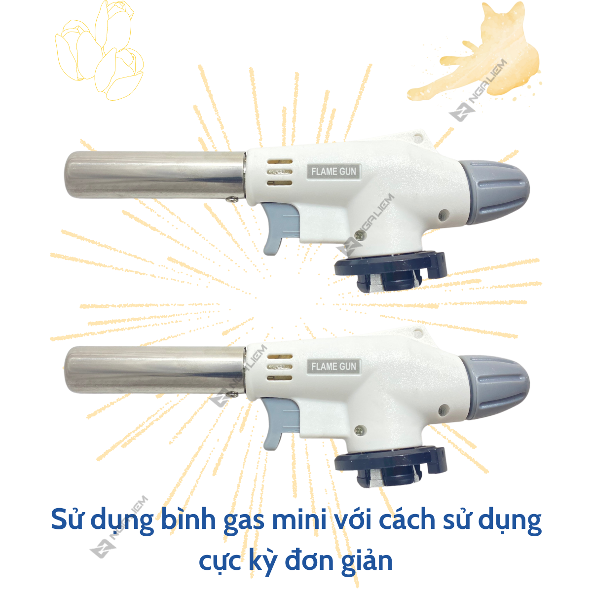 Khò Ga No.920 Trắng Flame King Tools [Hàng Giá Siêu Tốt]