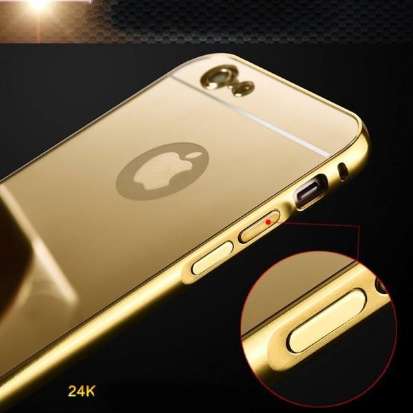 Ốp lưng tráng gương vàng 24k cho iphone 5, 5s, 5se