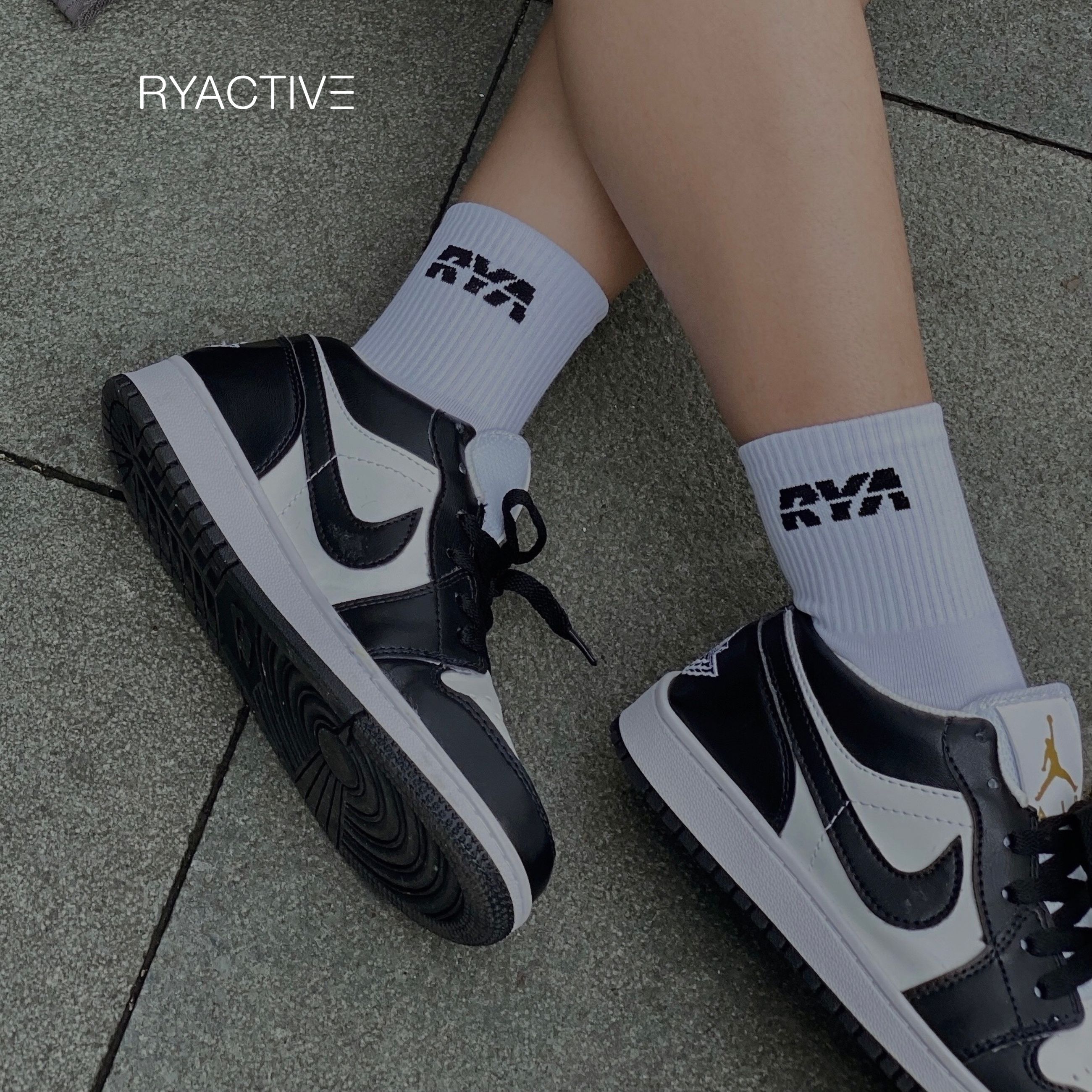 Combo 02 đôi tất/vớ thể thao cổ cao RYACTIVE