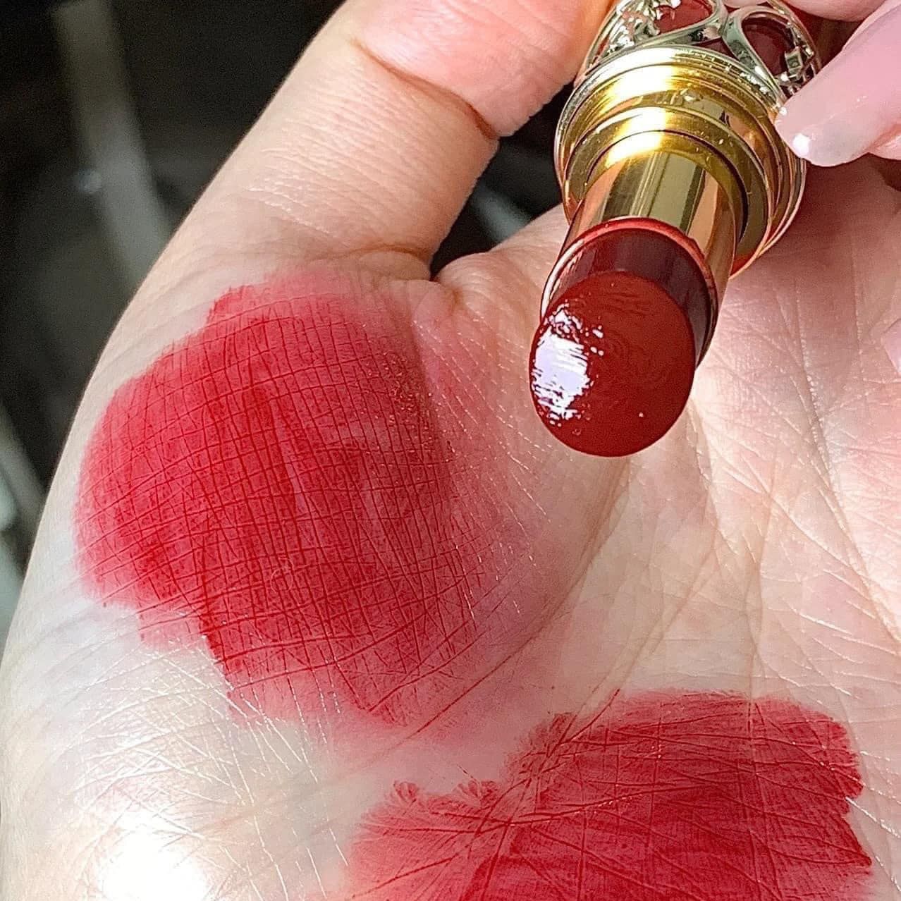 FULLBOX / FULLSIZE - Son YSL Volupte Shine 92 - TONE ĐỎ DÂU CHERRY