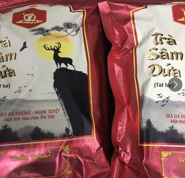 Trà Sâm Dứa Túi lọc ( Hiệu Nai Vàng )