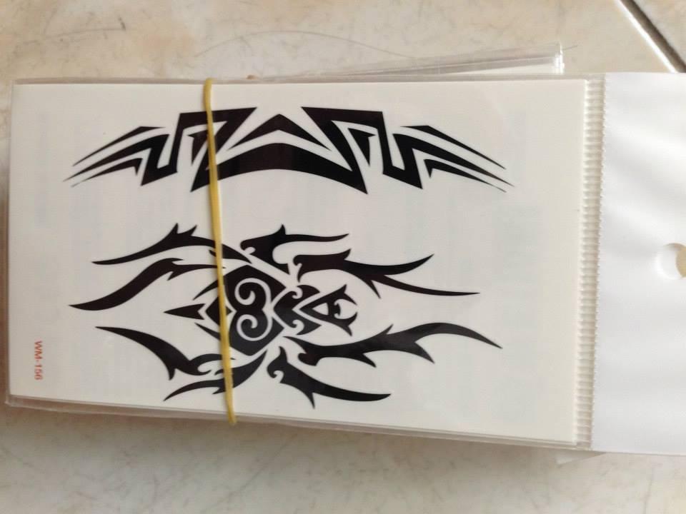 [HCM]Combo 6 tấm hình xăm dán hoa văn size 10x6cm