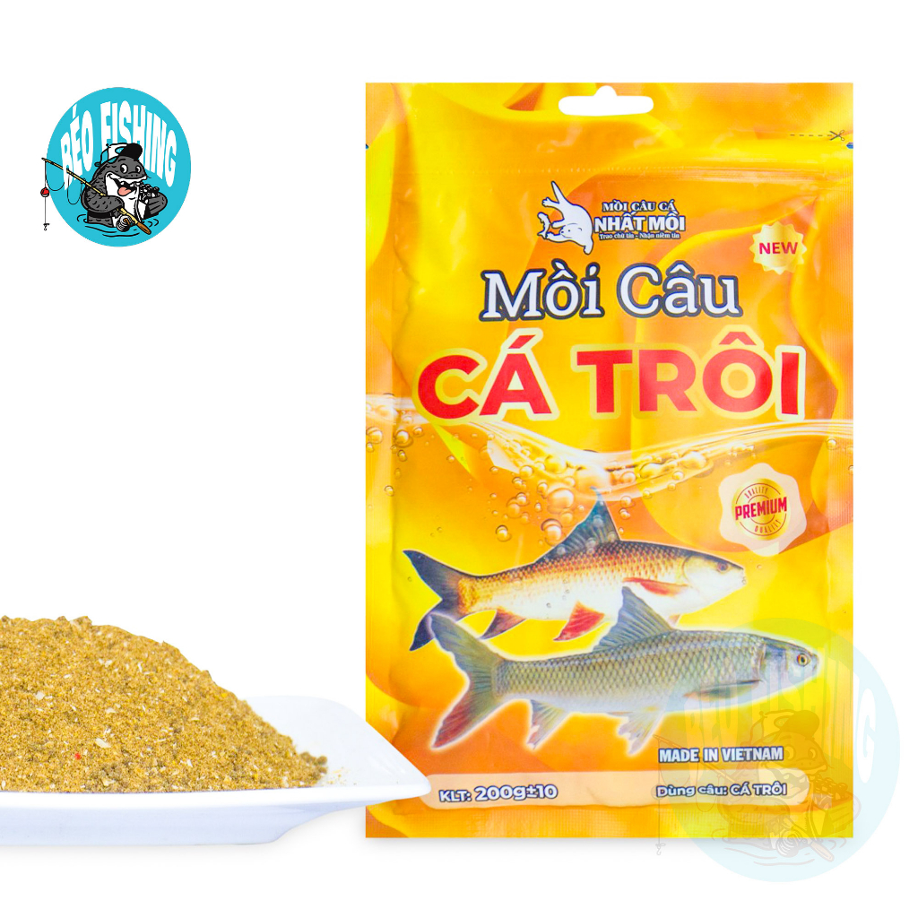 Mồi câu cá trôi phú thành 200g câu cá trôi siêu nhạy