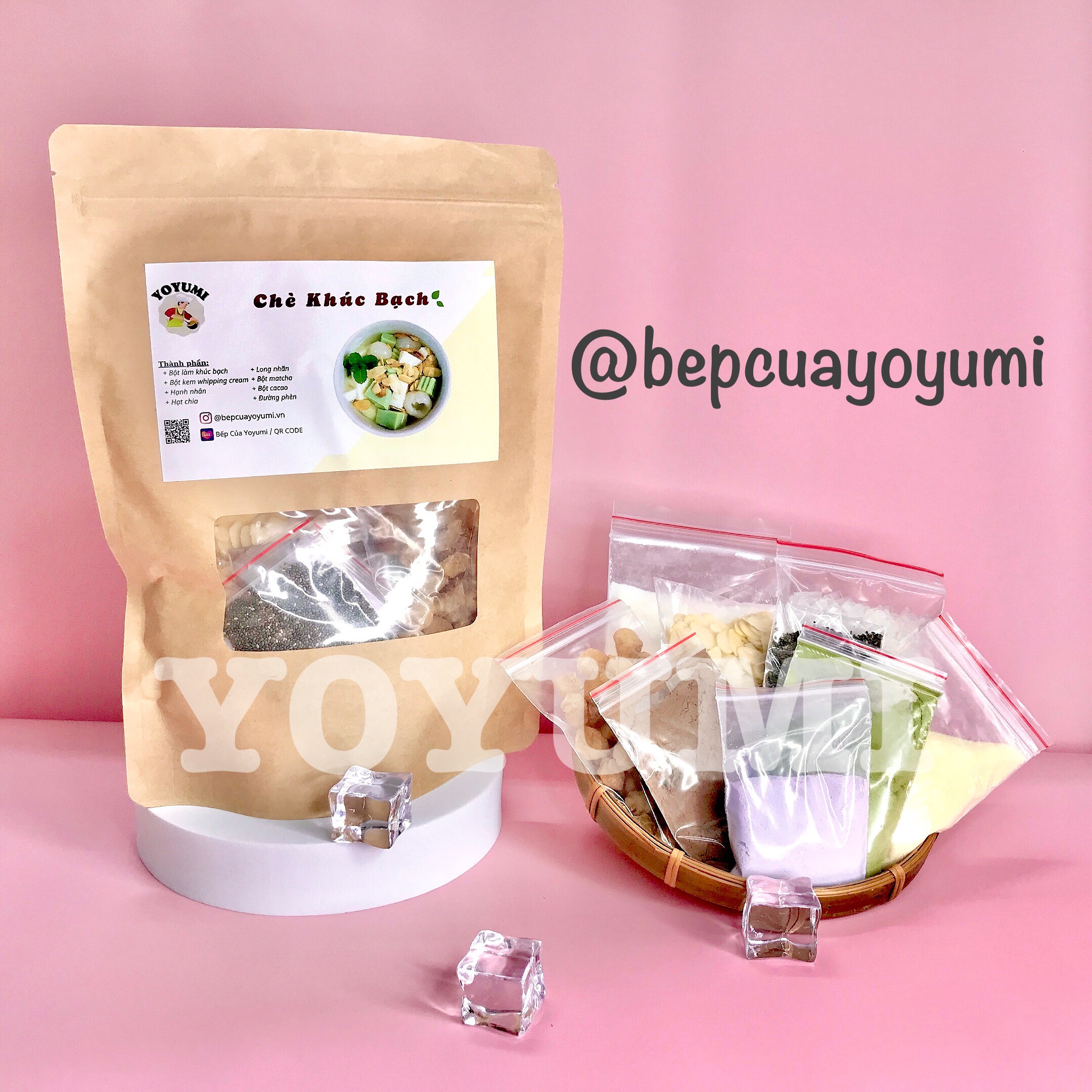 Set Chè Khúc Bạch ( Nấu 20 Chén ) - BẾP CỦA YOYUMI