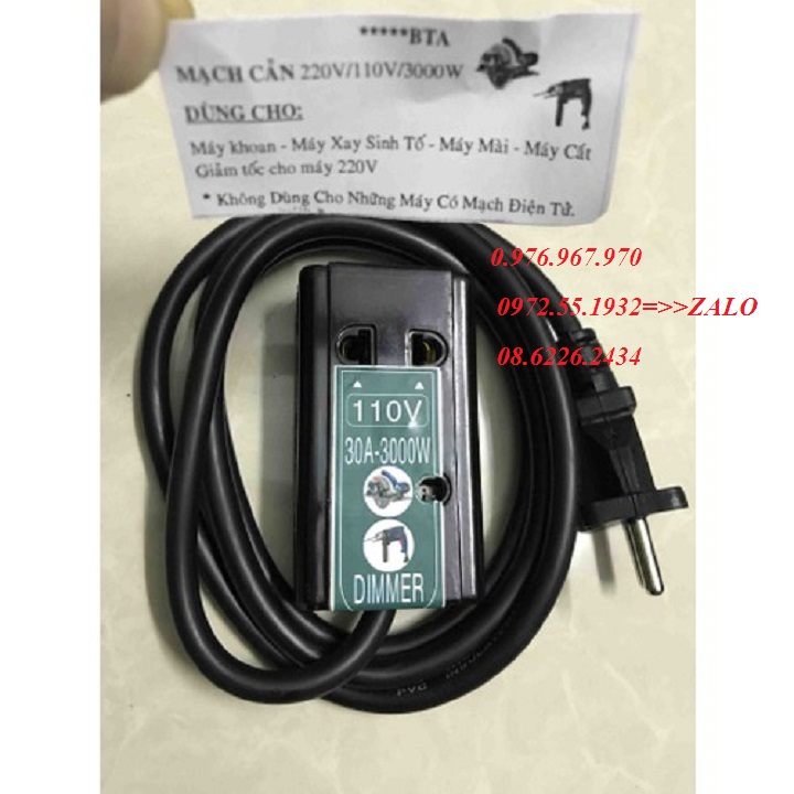 Dây đổi nguồn 220V sang 110
