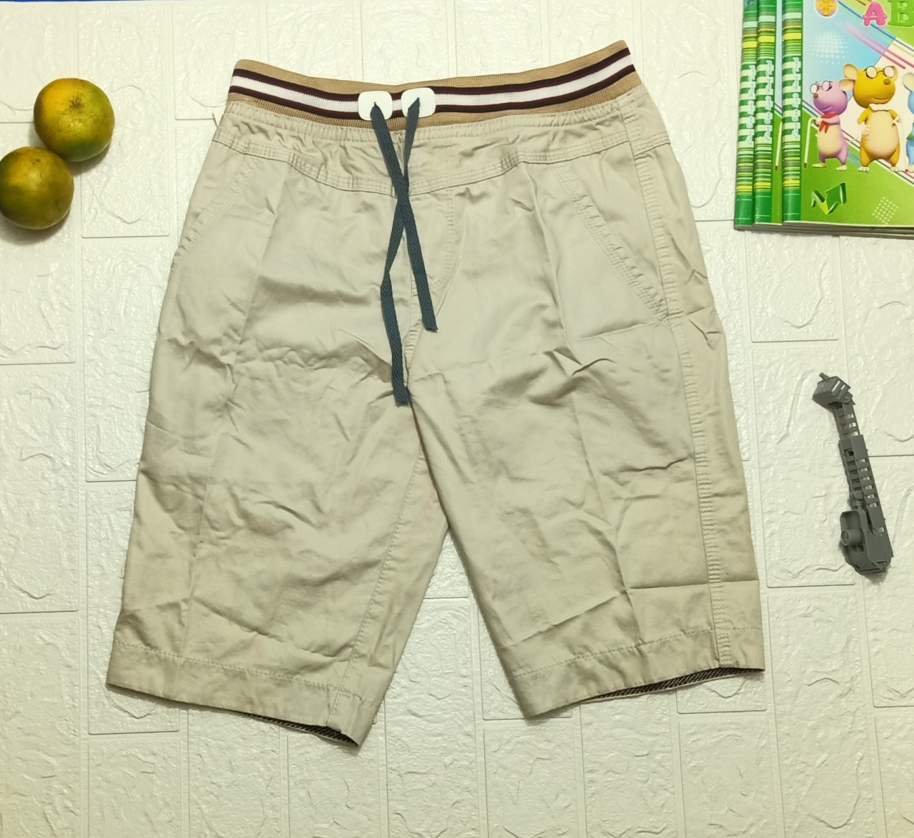 Quần Sọt Kaki Nam Lưng Thun V66
