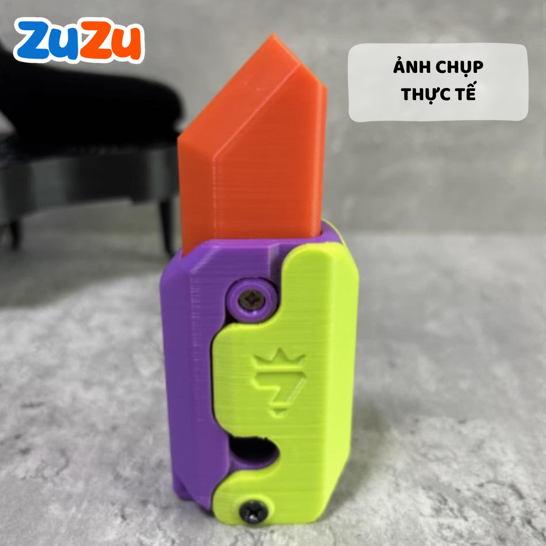 Dao Cà Rốt Trọng Lực 3D, Dao Cà Rốt Mini Giảm Stress
