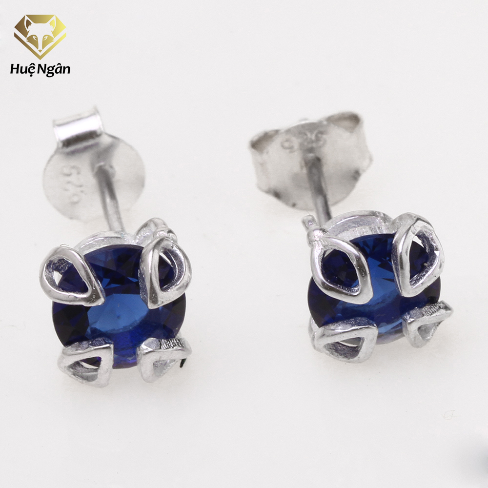Bông tai nữ trang sức bạc S925 Italia Bạc Xinh YCXR130