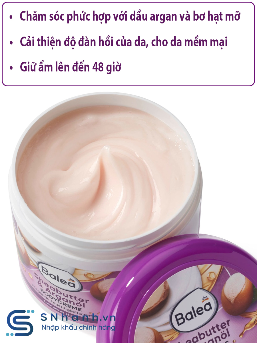 Kem dưỡng thể Balea Bodycreme, 500ml