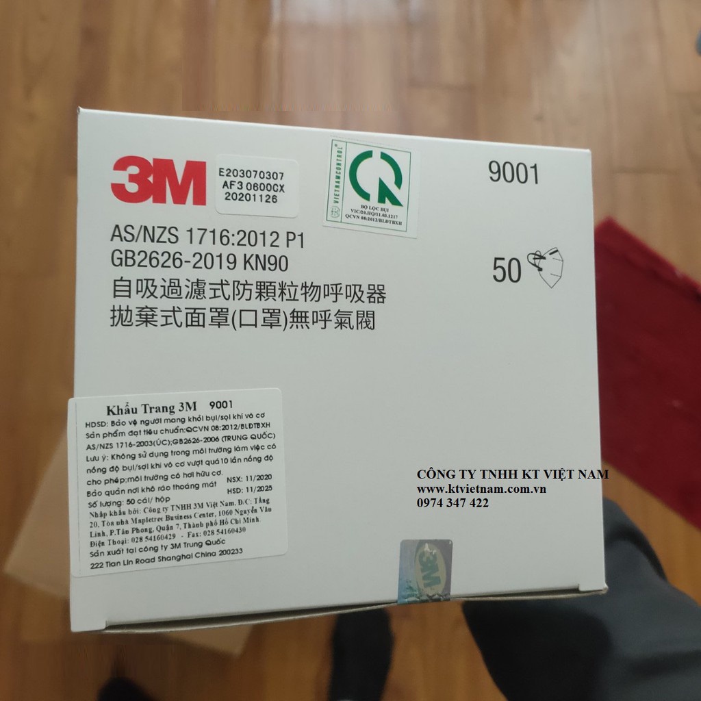Khẩu Trang 3M 9001