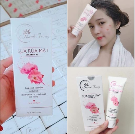 [HCM]CHÍNH HÃNG - Sữa Rửa Mặt Vitamin B3 Thanh Trang