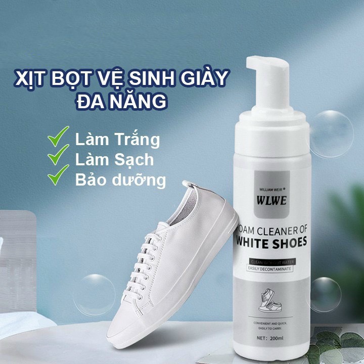 Chai xịt tạo bọt vệ sinh giày cao cấp