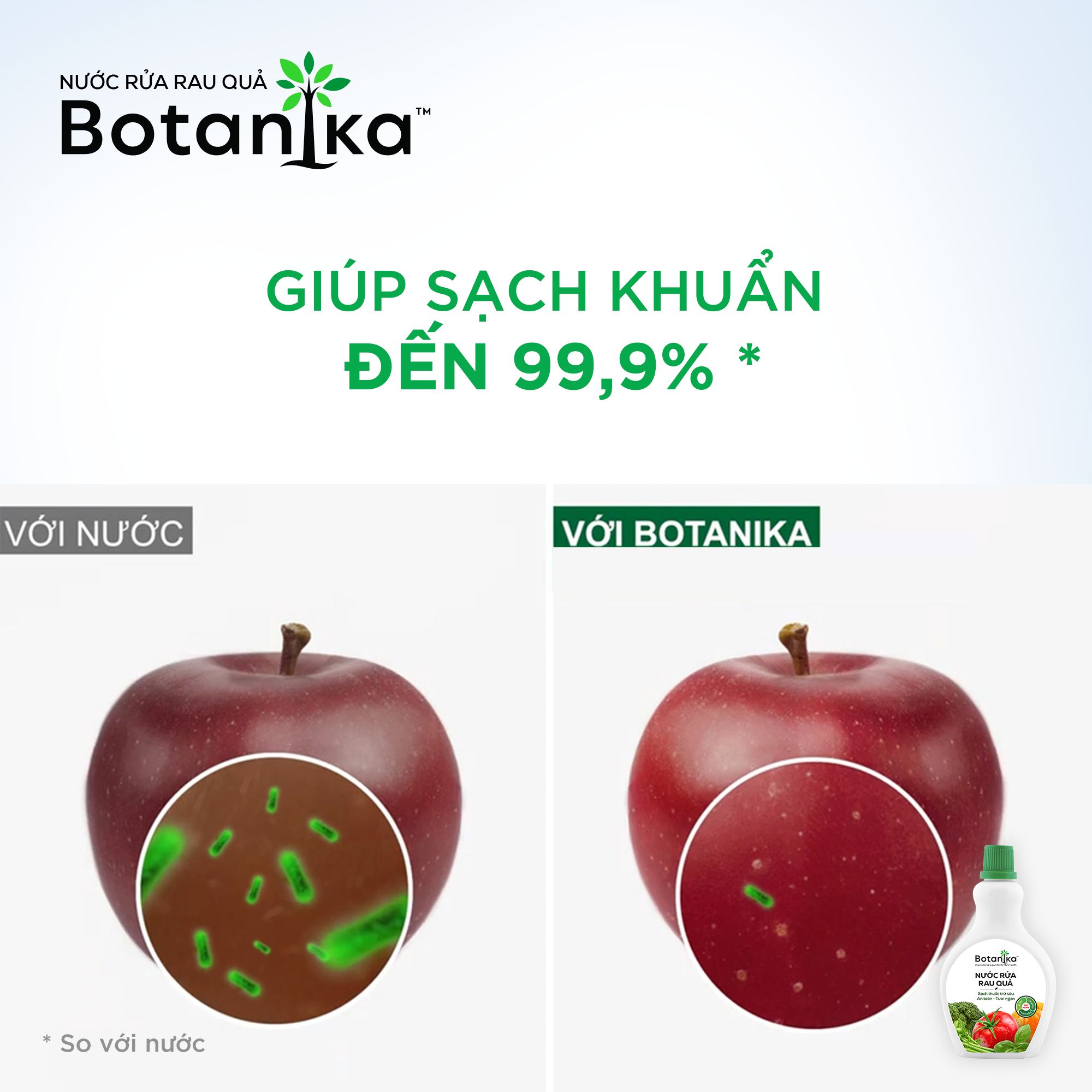Nước rửa rau quả Botanika 500ml