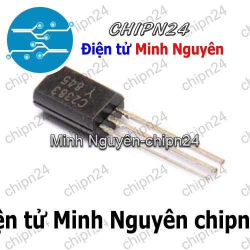 [25 con] (KT1) Transistor C2383 TO-92 NPN 1A 160V (2SC2383 2383) - HH000662