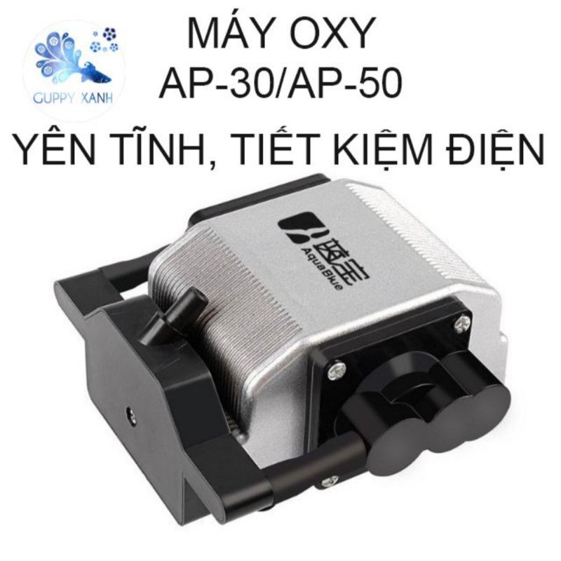 Máy Sủi Oxy AP 20 30 50 8W 15W 25W (Hàng Cao Cấp Ít Ồn)