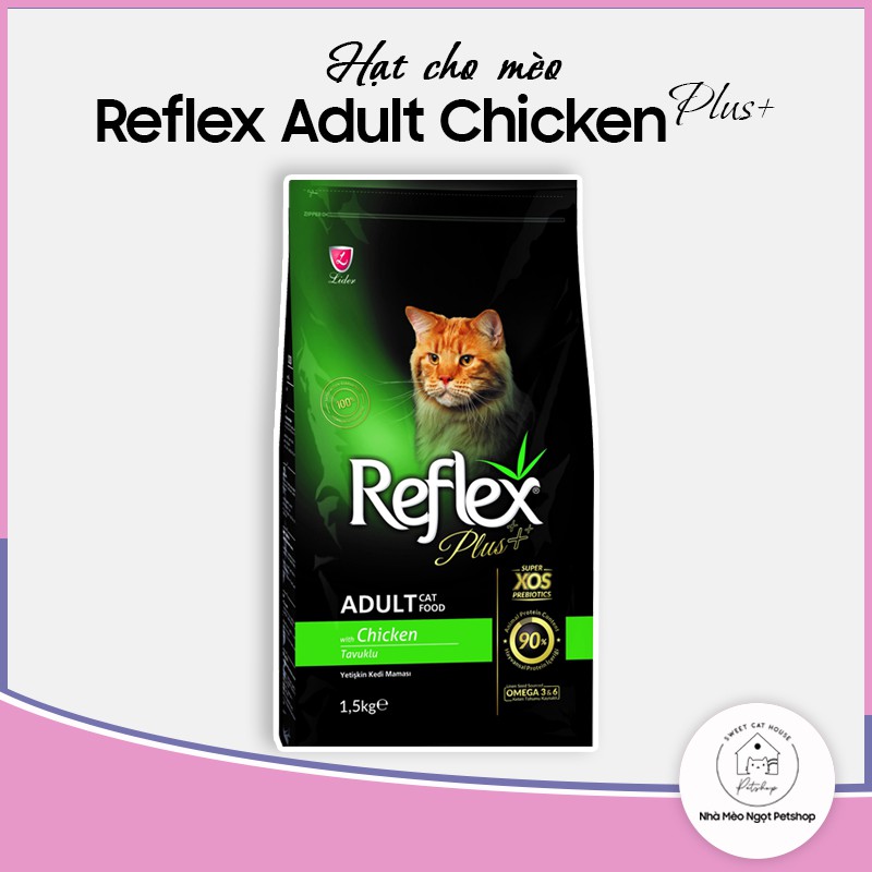 Hạt Reflex PLUS Chicken 8kg - Hạt cho mèo con và mèo lớn vị gà
