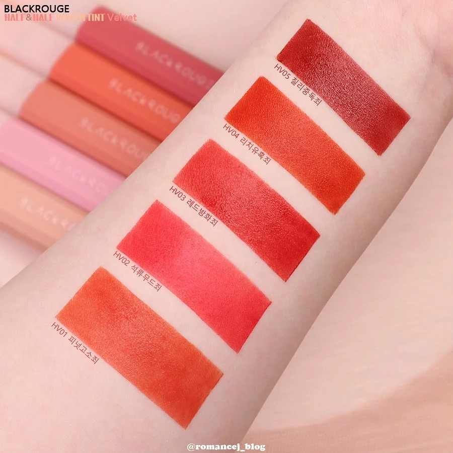 [Mẫu mới 2021] Son Black Rouge Half N Half Water Velvet 2021