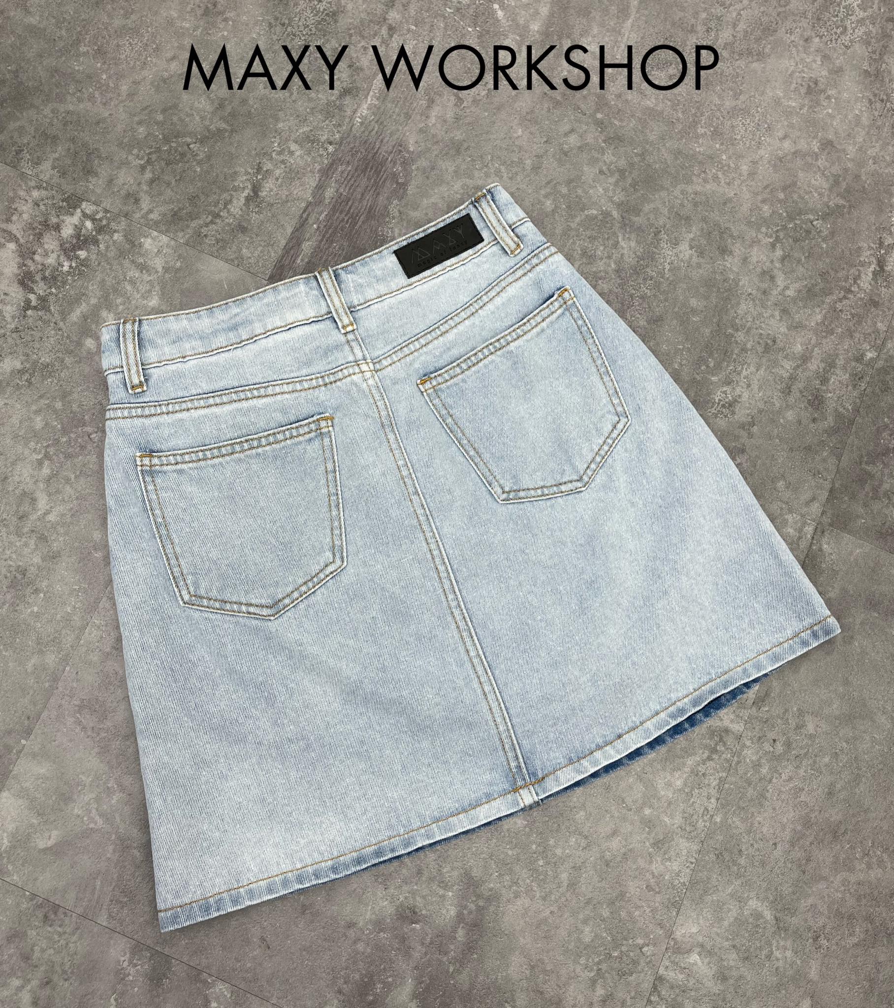 Quần váy nữ cá tính Jeans Skirt Maxy Workshop
