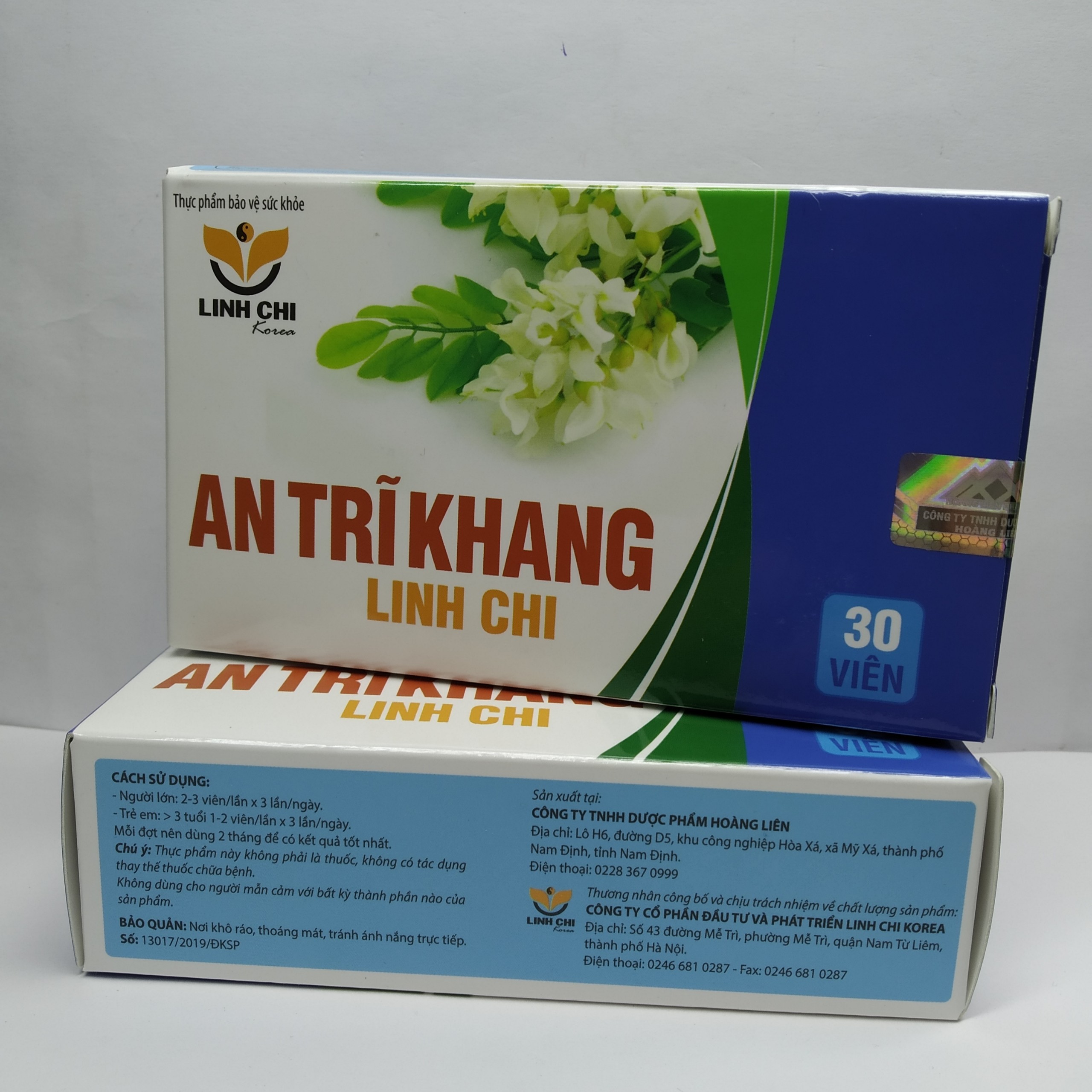 An Trĩ Khang vỉ 30 viên