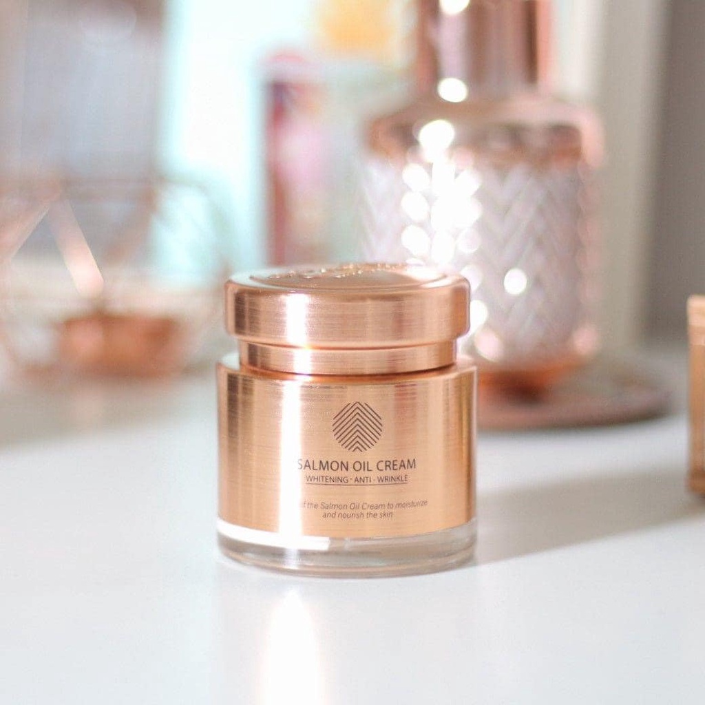 Kem dưỡng cre8skin salmon oil cream trắng da mờ thâm ,căng bóng làn da - 80g