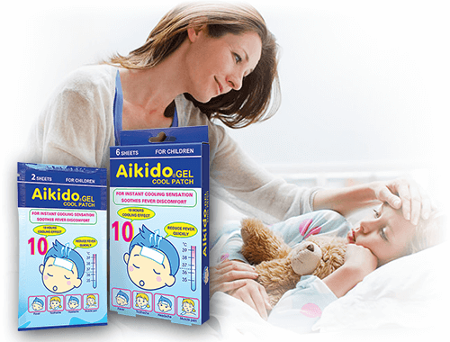 Miếng dán hạ sốt Aikido Gel Cool Patch Hộp 6 miếng