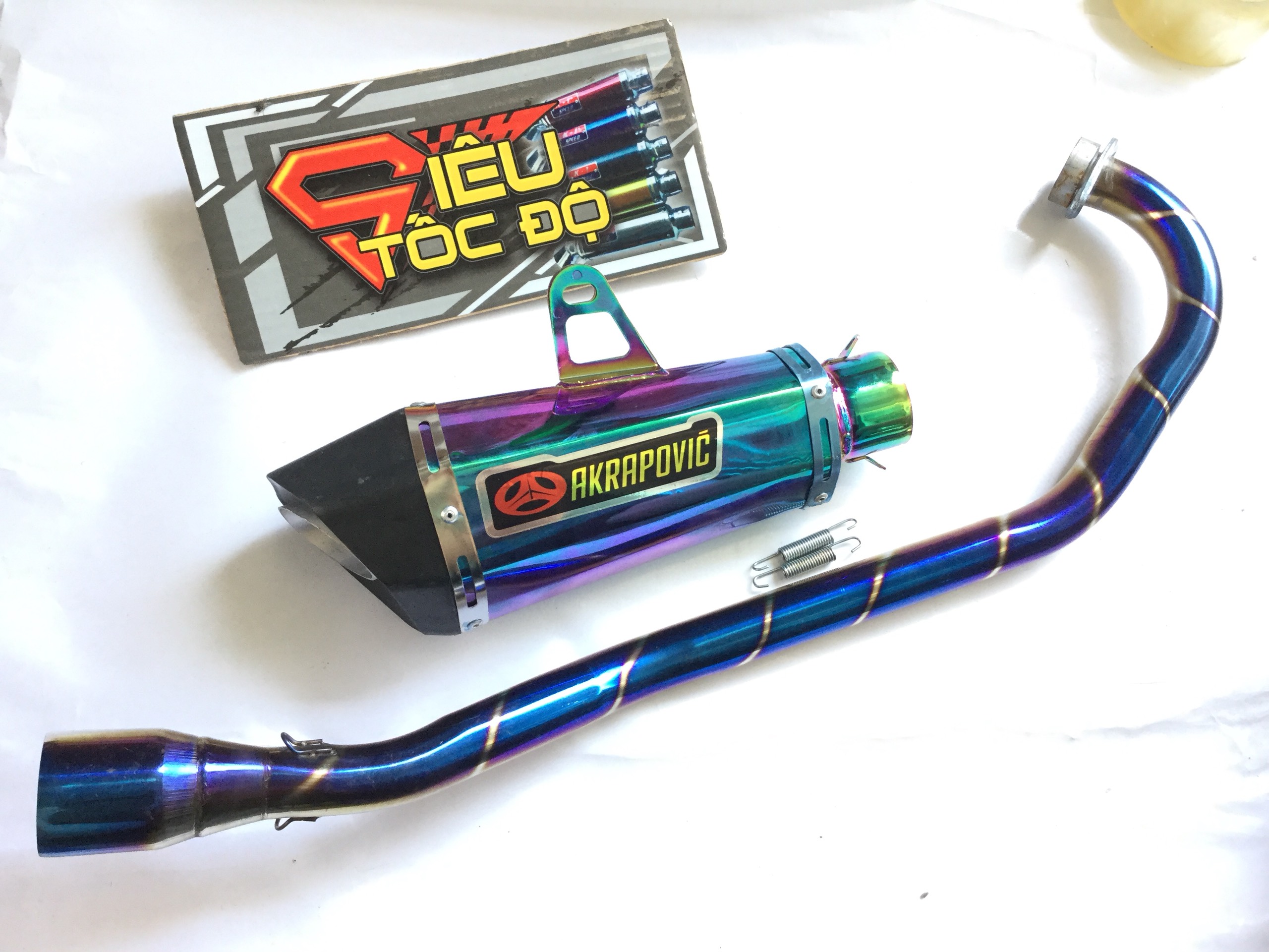 Pô Akapovic 7 Màu - Cổ Titan Exciter 150 ...,Sản Phẩm Chất Lượng, Gian Hàng Uy Tín, Giá Cả Cực Tốt, Mua Ngay.