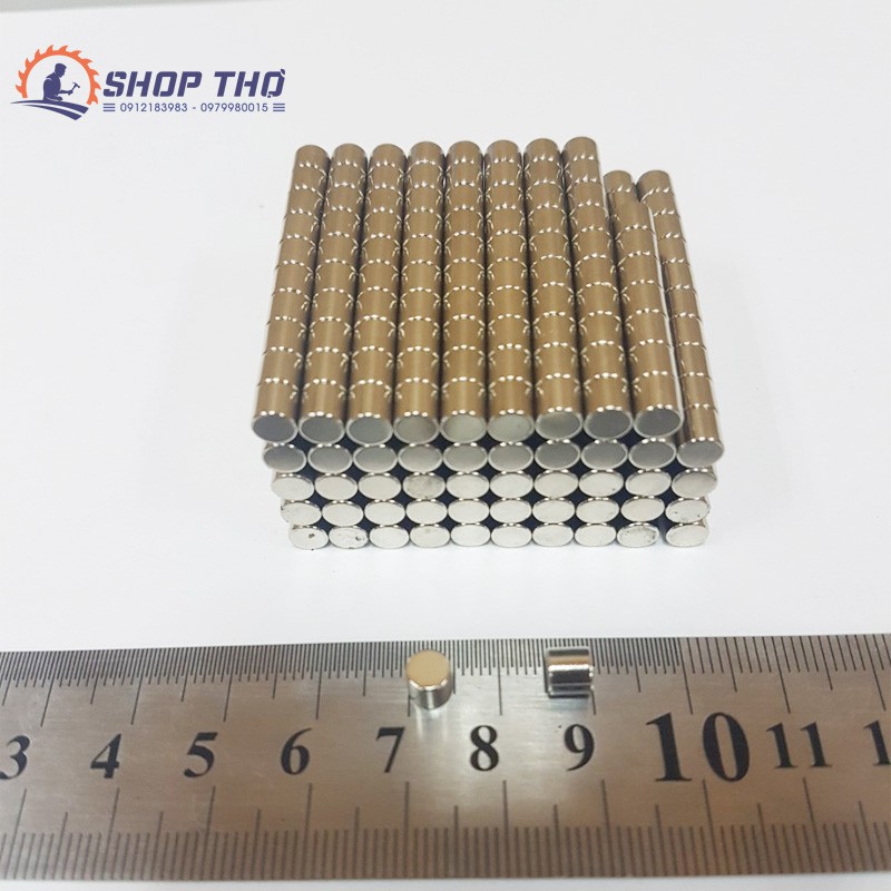 Nam Châm Hạt Tròn D5*5Mm (30 Viên)