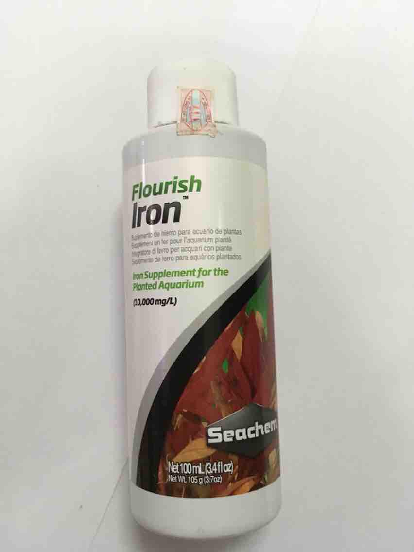 [HCM]Phân nước Sắt cho cây lá đỏ Thuỷ sinh Seachem Flourish Iron 100ml